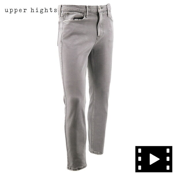 【セール 半額以下】アッパーハイツ デニム メンズ ストレッチ スリムテーパードデニム upper hights THE NINE UPH BLUE MOMENT Ankle Slim Tapered 861M09-BMT BLUE（グレー）【返品交換不可】special priceCM