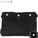 マッキントッシュ サコッシュ コラボモデル ナイロン ショルダーバッグ サコッシュ MACKINTOSH PORTER MXP004 MCT PA01 BLACK（ブラック）