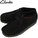 クラークス オリジナルズ ブーツ メンズ スエード ワラビー CLARKS ORIGINALS WALLABEE CLK 26155519 Black Sde