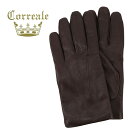 コレアーレグローブス 手袋 メンズ シープスキン ナッパレザー カシミアライニング グローブ Correale gloves CRM-6001(ダークブラウン)