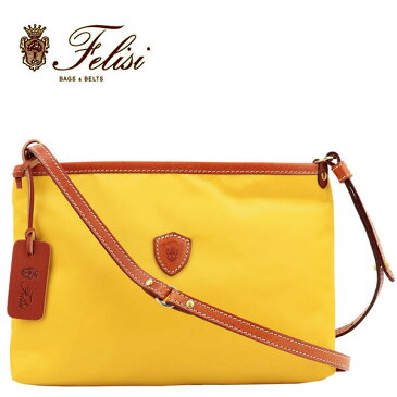 Felisi フェリージ レディース ナイロン×レザー サコッシュ 15/47/1/DS YELLOW（イエロー）