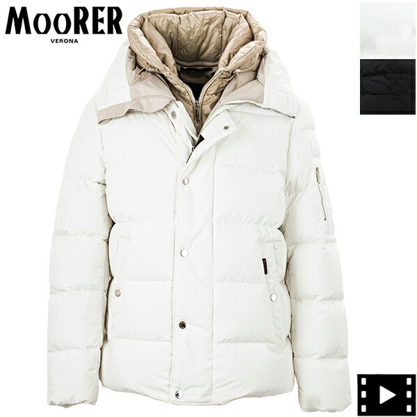 MOORER ジャケット ホワイト系 楽天市場】MOORER ダウン(カラーホワイト)(メンズ