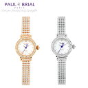 腕時計 レディースウォッチ PAUL BRIAL(ポールブリアル) ドレスウォッチ おしゃれ ブランド ベルト レディース腕時計 上品 人気 キュービックジルコニア かわいい ラグジュアリー ビジネス 結婚式 ギフト 贈り物 記念日 フランス 冠婚葬祭 入学式 卒業式