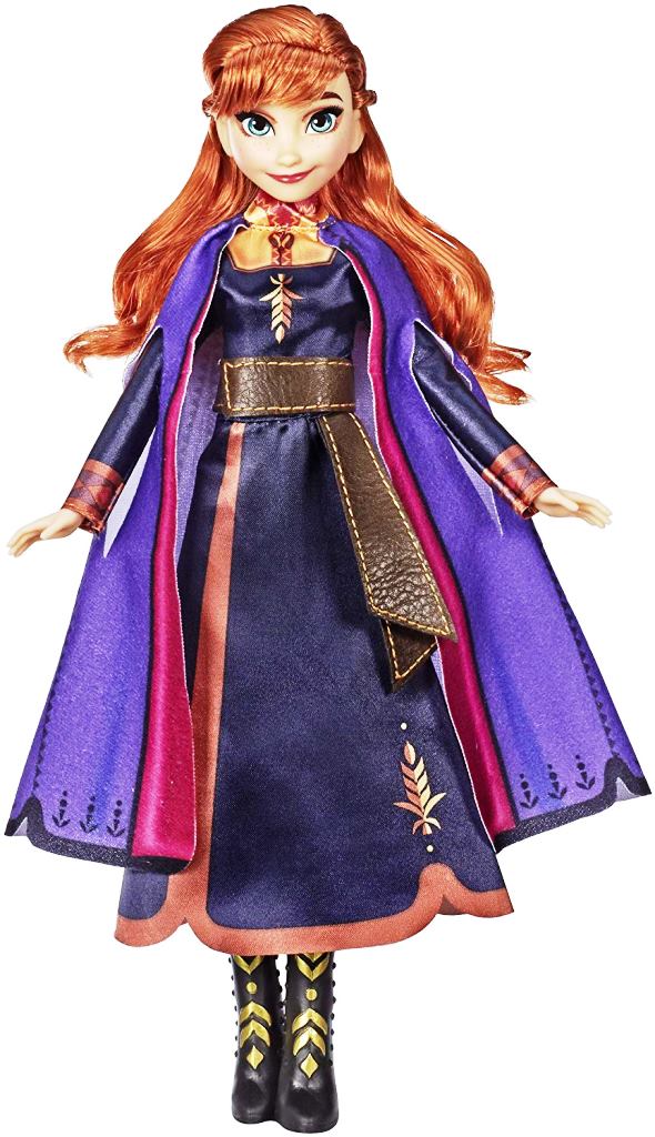 ディズニープリンセス☆うたう♪光る☆アナ（アナと雪の女王2）「the next right thing」を歌う 人形 フィギュア おしゃべり 誕生日 クリスマス Disney Frozen Singing Anna Fashion Doll with Music Wearing A Purple Dress Inspired(Disney Frozen 2)誕生日 クリスマス