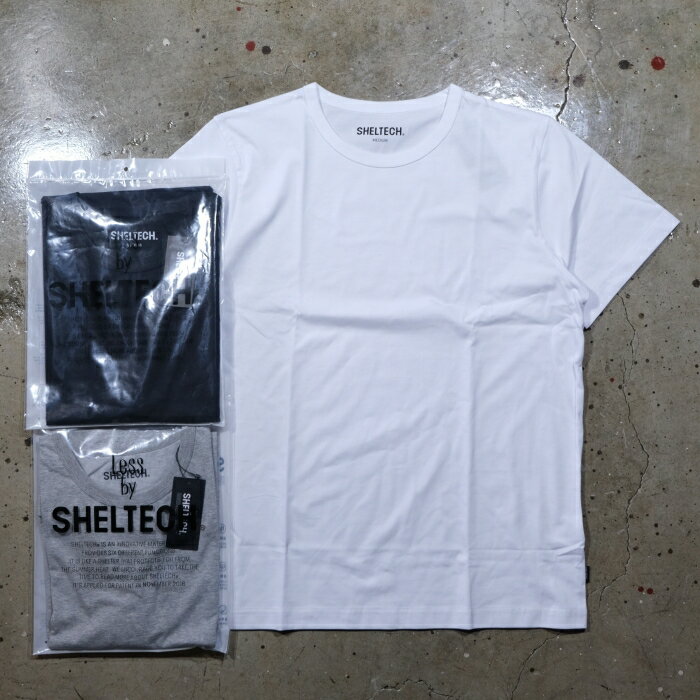 Rakuten - Less by SHELTECH シェルテック【Regular Tee】≪2026年モデル≫レギュラーシルエットTシャツ バインダーネック 無地 速乾 ハイテク素材
