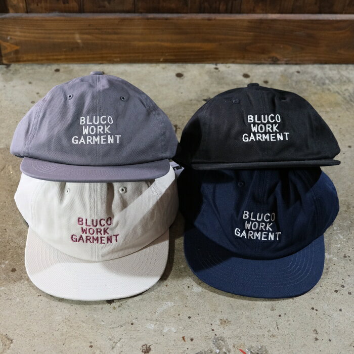 Rakuten - BLUCO ブルコ【161-61-043】【ツイルローキャップ -BLC-】6パネル 帽子 刺繍