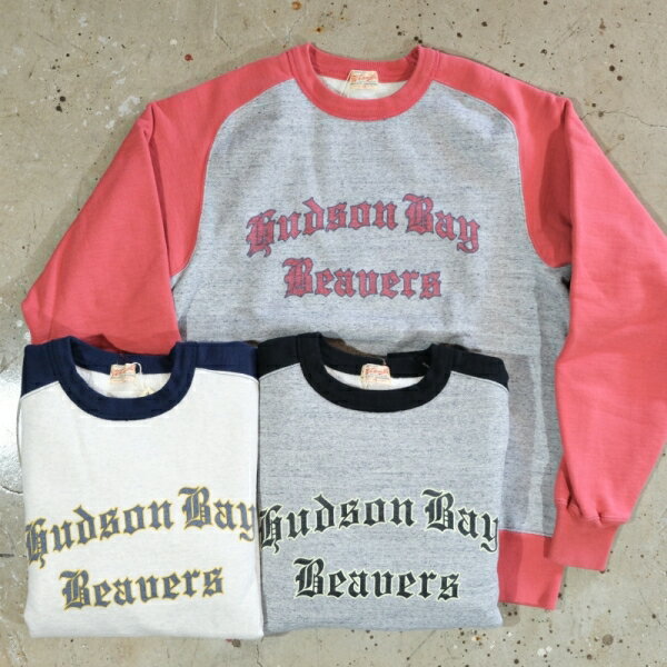 Rakuten - WHITESVILLE ホワイツビル【WV69429】【FREEDOM SLEEVE SWEAT SHIRT】フリーダムスリーブスウェットシャツ 2トーン プリントスウェット 日本製