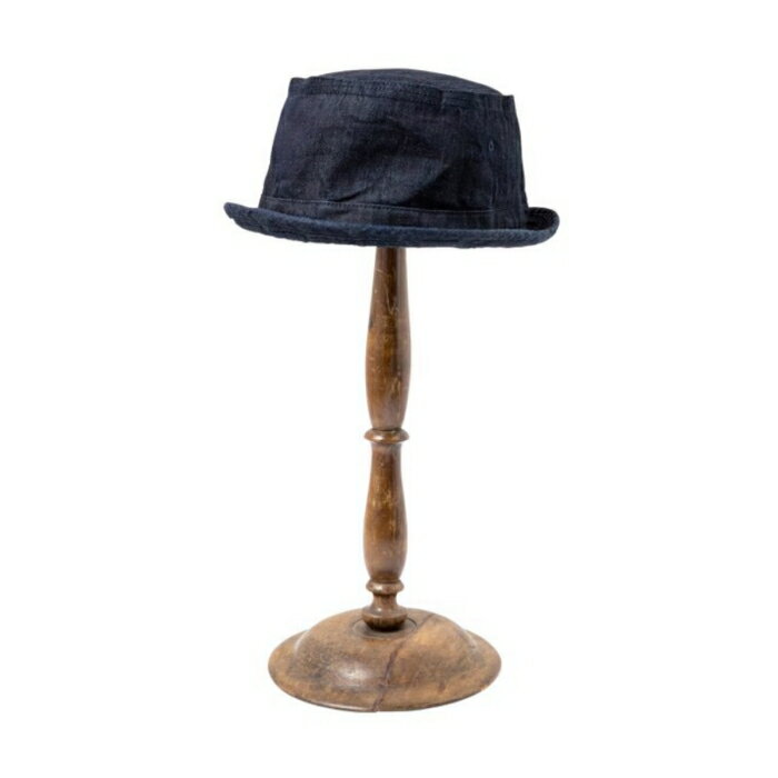 乐天商城 - SUGAR CANE シュガーケーン【SC02466】【10oz. DENIM PORKPIE HAT】≪NAVY≫デニムポークパイハット インディゴ