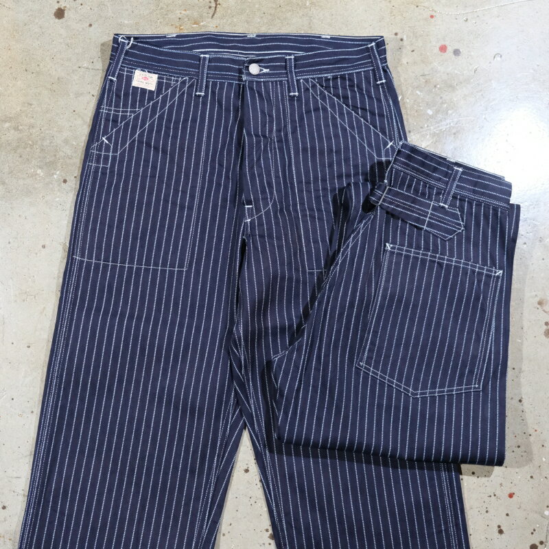 乐天商城 - SUGAR CANE シュガーケーン【SC40786 】【9oz. WABASH STRIPE ENGINEER PANTS】ウォバッシュストライプエンジニアパンツ ワーク ワンウォッシュ 日本製