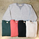 WHITESVILLE(ホワイツビル)【WV67728】【HEAVY SWEAT SHIRT】クルーネックスウェットシャツ ヘビーウェイト両V ガゼット コットン100 日本製 MADE IN JAPAN