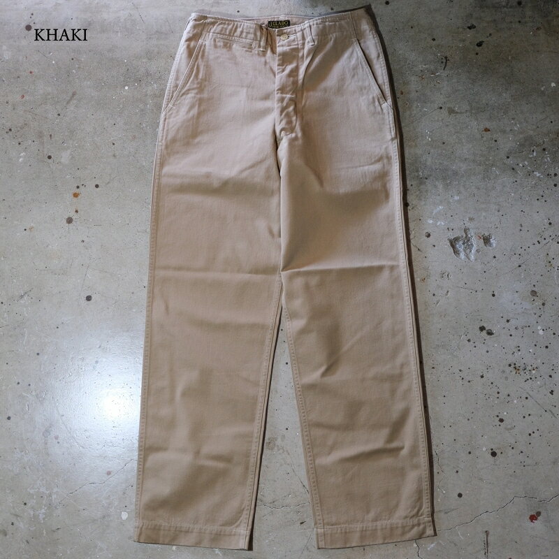 JELADO ジェラード【AG94341A】【41 Khaki Lastresort Chino Cloth】 41カーキ チノパン チノトラウザー ラストリゾート COTTON100% 日本製