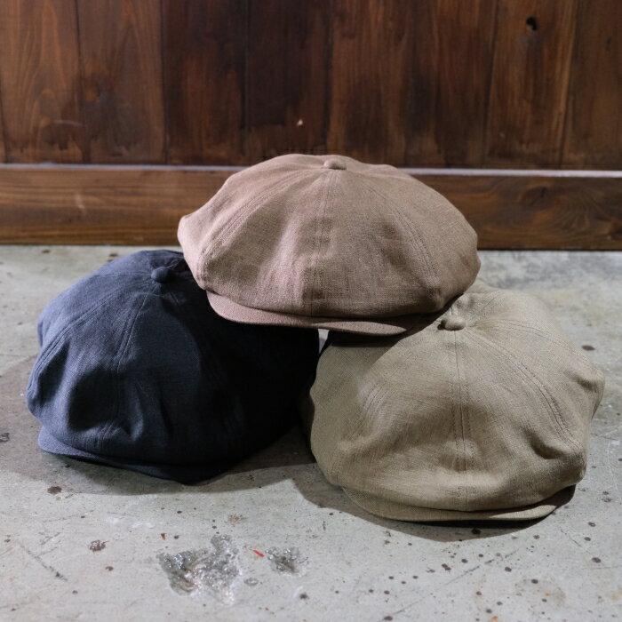 Mr.FATMAN ミスターファットマン【LUCKY DAN FRENCH LINEN】 ラッキーダンフレンチリネン キャスケットハンチング 日本製