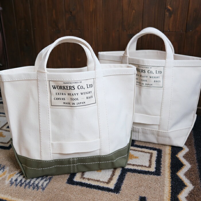 Rakuten - WORKERS ワーカーズ【Tool Bag, Medium】≪Short Handle≫ ツールバッグ トートバッグ キャンバス地 COTTON100％ 日本製
