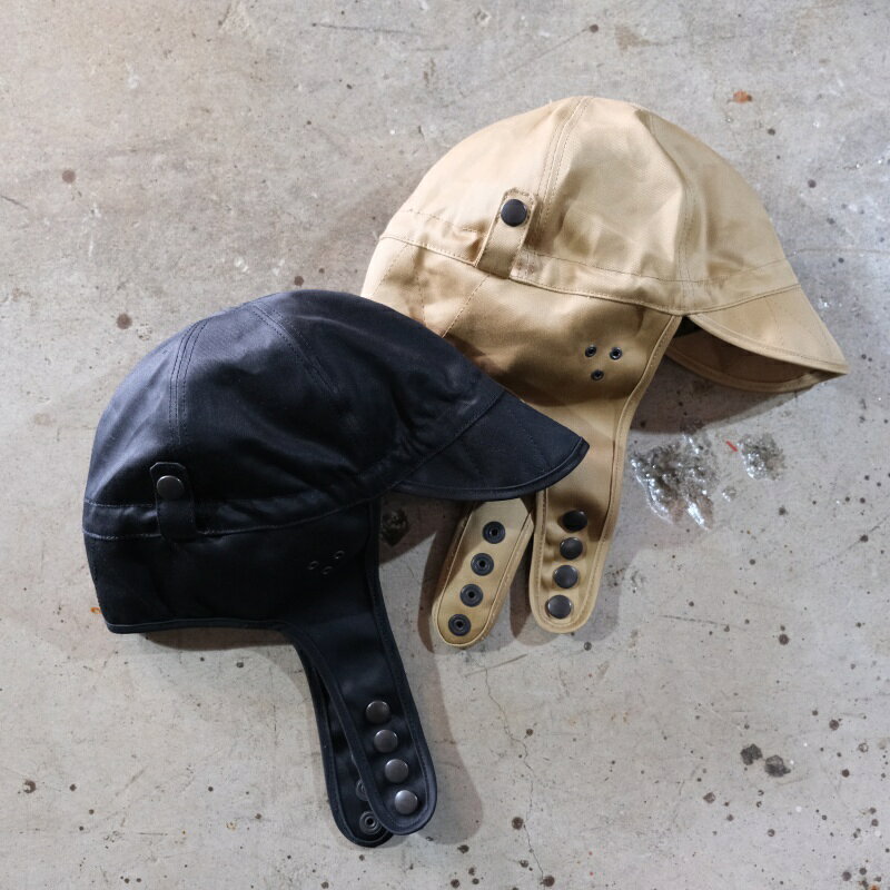 Rakuten - BLACK SIGN ブラックサイン【BSSC-26903】【Military Chino Aviator Cap】ミリタリーチノアビエーターキャップ フライトキャップ ミリタリー 日本製