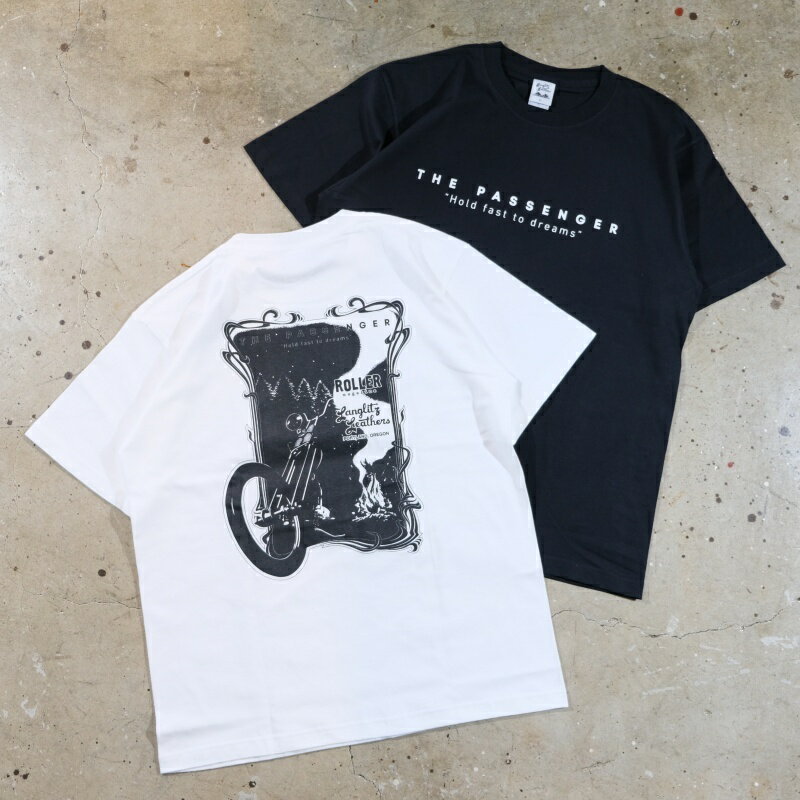 THE PASSENGER × Roller Magazine × Langlitz Leathers ラングリッツレザーズ ローラーマガジン プリントTシャツ 限定品