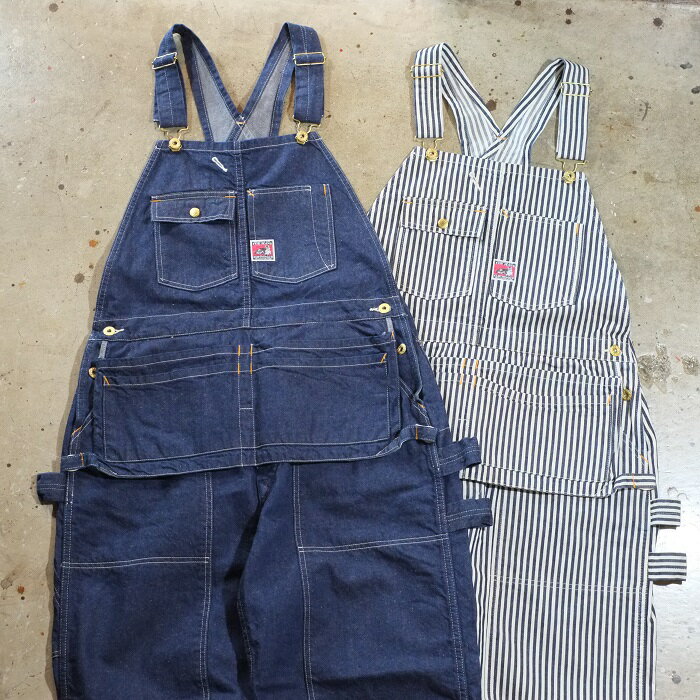 送料無料！TCB jeans(ティーシービージーンズ)【HANDYMAN PANTS】ハンディマンパンツ デニムオーバーオール ローバックコットン100 MADE IN JAPAN