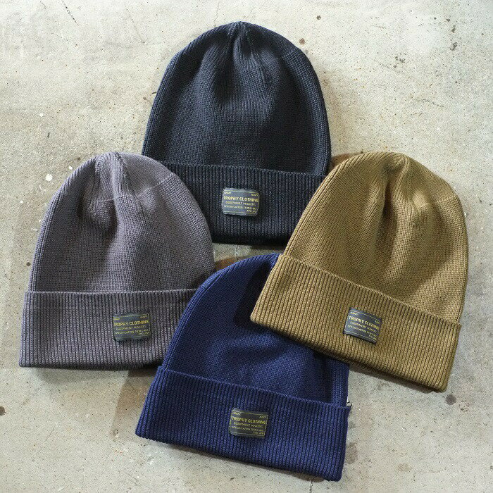 TROPHY CLOTHING(ȥե)Watchman Cotton Knit Cap(TR22AW-702)åޥ󥳥åȥ˥åȥå COTTON100% ǽMADE IN JAPAN 