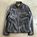 Y'2 LEATHER ワイツーレザー【SR-41】【STEER OIL SINGLE RIDERS】≪裏地 COTTONLINEN≫シングルライダース ステアオイル 本革 日本製