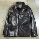 Y'2 LEATHER Cc[U[yEC-76zyECO HORSE 30fS CAR COATBLACKzGRz[XJ[R[g U[n[tR[g nv {