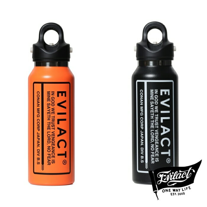 Rakuten - EVILACTx REVOMAX イーブルアクトxレボマックス【EA-RM-12OZ】【REVOMAX BOTTLE -12oz-】ボトル 水筒 アウトドア ダブルネーム 335ml