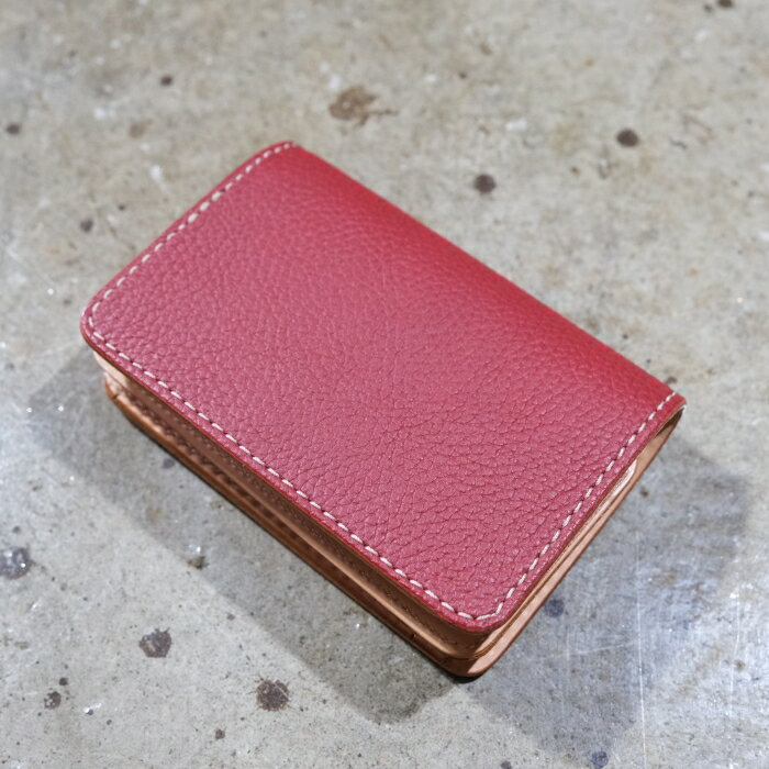 U, 吉 - FUNNY ファニー【SUNSET BILLFOLD】≪シュリンクレザー≫ サンセットビルフォード ミドルウォレット 牛革