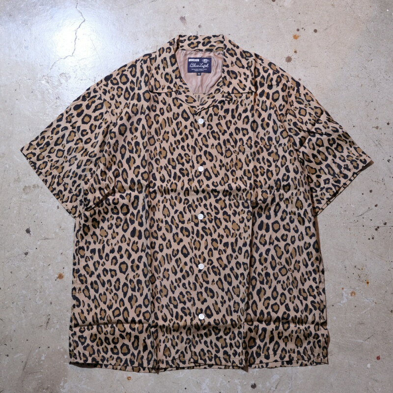 乐天商城 - JELADO ジェラード【BL21115】【Hollywood】ハリウッド オープンカラー半袖シャツ レオパード レーヨン BLUE LABEL 日本製