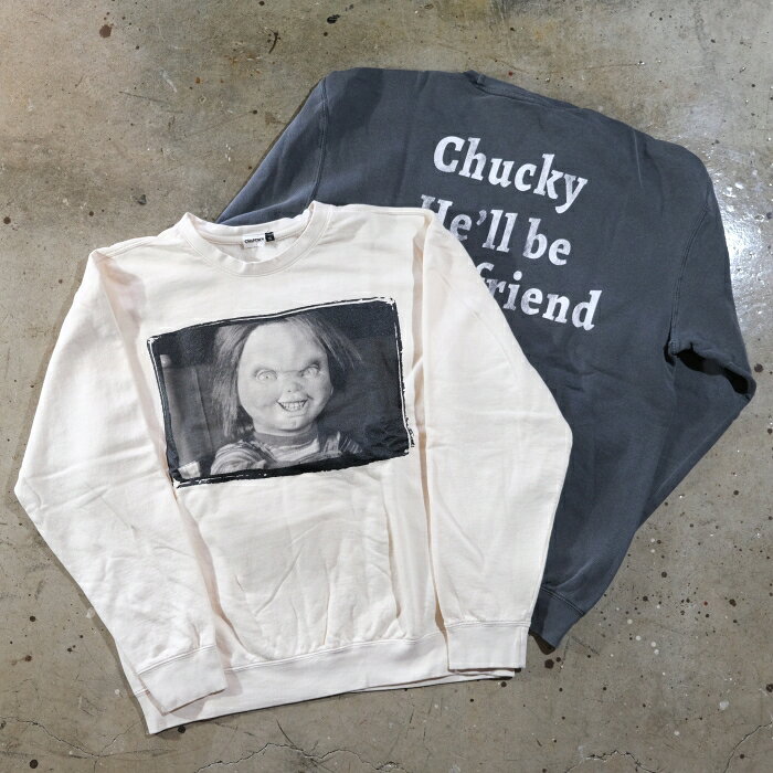 Rakuten - CHUCKY SWEAT チャッキースウェット【25CH-BW-03】【TILL THE END -Lightweight Crew Sweat】ライトウェイトクルースウェット 映画