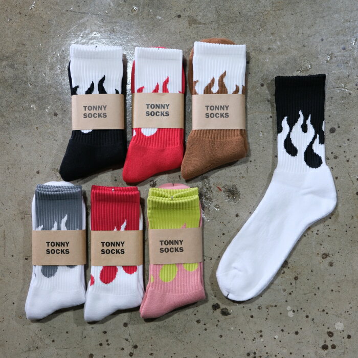 TONNY SOCKS トニーソックス 日本製パイルソックス フレイムス パイル編み 男女兼用ユニセックス 25-28cm...
