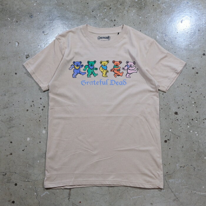 ROCK T-SHIRTS【GRATEFUL DEAD ”Dancing Bears”】プリントTシャツ ロックT バンドT 正規ライセンス