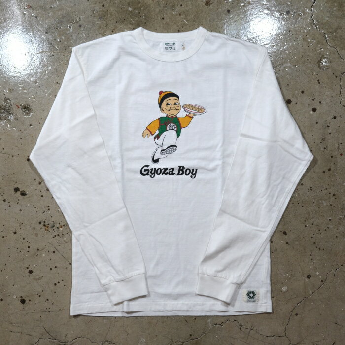 Rakuten - Freerage フリーレイジ【225CC805-C】【リサイクルコットン長袖Tシャツ】≪GYOZA BOY vol.2≫ コットン100％ 日本製