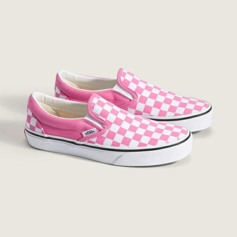 Rakuten - VANS バンズ【CLASSIC SLIP-ON】≪PINK FIZZ≫クラシックスリッポン スニーカー チェッカー キャンバス