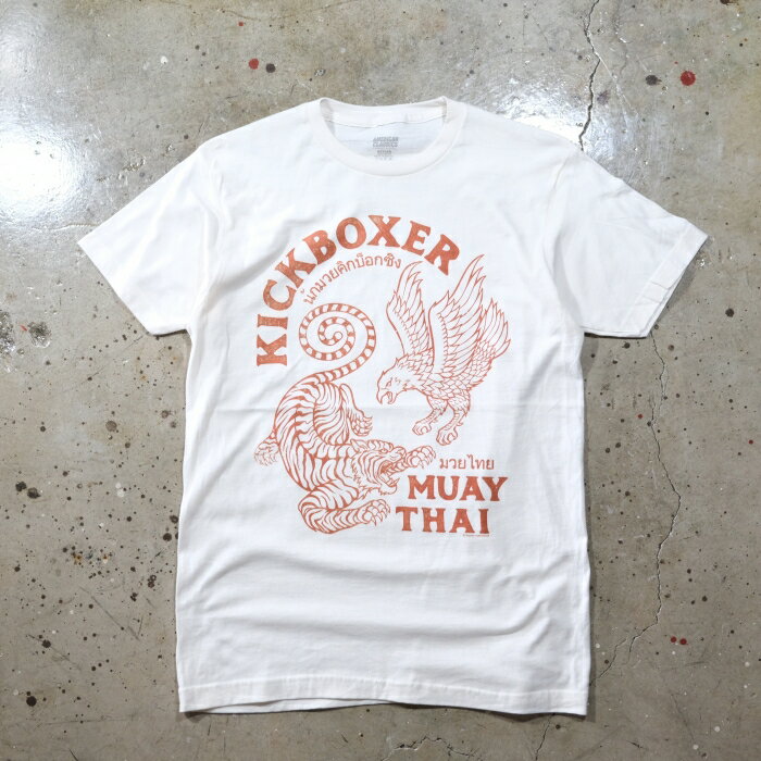 Rakuten - IMPORT T-SHIRTS【MUAY THAI】≪WHITE≫ムエタイ プリントTシャツ コットン