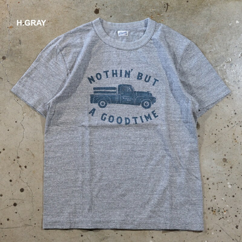 Rakuten - GRAVITEE グラビティー【GVT902】【NOTHING BUT GRAVITEE S/S TEE】≪H.GRAY≫プリントTシャツ ショートスリーブ 半袖 コットン100% 吊り編み