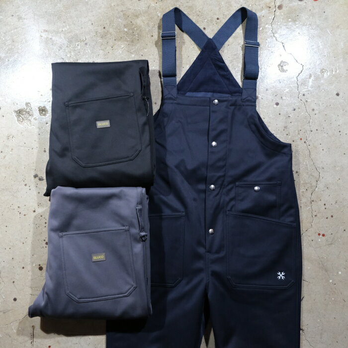 Rakuten - BLUCO ブルコ【157-43-006】【STRETCH WARM OVERALL】ストレッチウォームオーバーオール TCツイル 防寒 フリース裏地付き