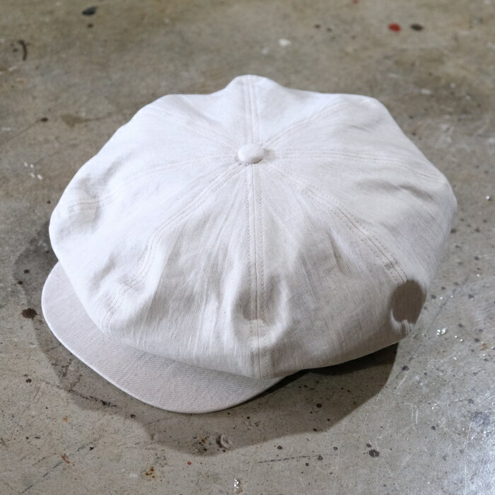 Rakuten - Mr.FATMAN ミスターファットマン【Johnny casquatte LINEN】ジョニーキャスケット ニュースボーイキャップ アジャスター付き リネン 日本製