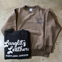 Langlitz Leathers ObcU[YyCrew Neck Sweat ShirtzTYPE AN[lbNXEFbgVc Nѓxl߃IWiwB[EFCg{fB{ MADE IN JAPAN