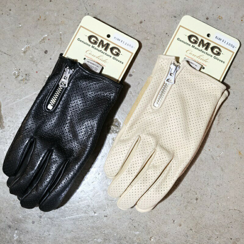 GMG ジーエムジー【GMG-14 MESH GLOVE SHORT】メッシュグローブ ショート パンチングメッシュ 牛革 カウハイド