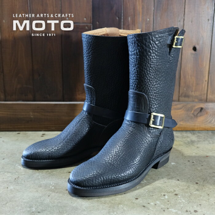 MOTOR NEW VINTAGE モーター【#1060 ITALIAN BULLHIDE DRESS ENGINEER BOOTS】≪BLACK≫イタリアンブルハイドドレスエンジニアブーツ 牛革 MOTO LEATHER