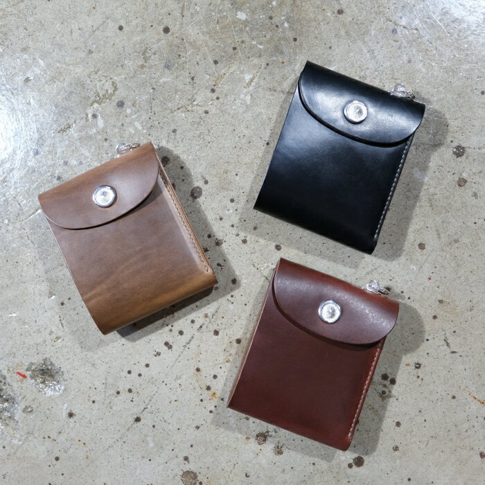 Rakuten - MOTOR NEW VINTAGE モーター【MTRW7】【HORWEEN CHROMEXCEL SHORT WALLET《チェーンリングパーツ付》】クロムエクセルレザー トショートウォレット 財布