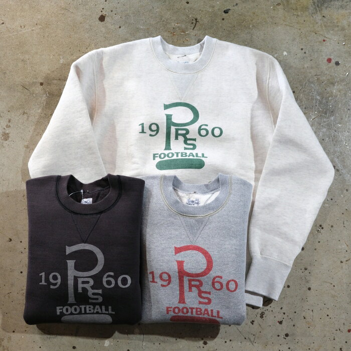 Rakuten - Pherrow`s【25W-PVSS1】SWEAT SHIRTS スウェットシャツ 両 Vガゼット 吊り編み 丸胴 COTTON100%