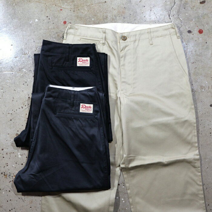 Rakuten - Dads BBQ ダッズバーベキュー【SBDB-002】【T/C チノトラウザー】ワークパンツ ワイドシルエット 未洗い コットン ポリエステル