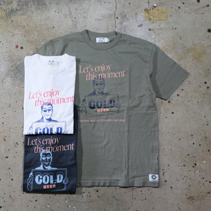 乐天商城 - Freerage フリーレイジ【226BC825-A】【リサイクルコットン半袖Tシャツ】≪COLD BEER≫ コットン100％ 日本製