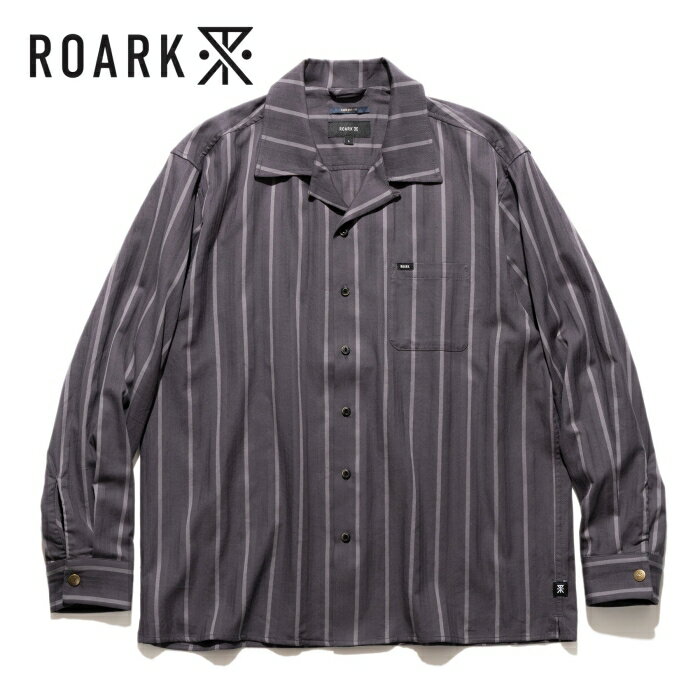 Rakuten - ROARK ロアーク リバイバル【RLWJ1200】【LS Jacquard SHIRTS】長袖シャツ 開襟 ジャガード COTTON100%