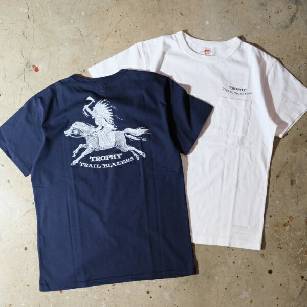 TROPHY CLOTHING トロフィークロージングプリントTシャツ オープンエンド コットン100％ 日本製