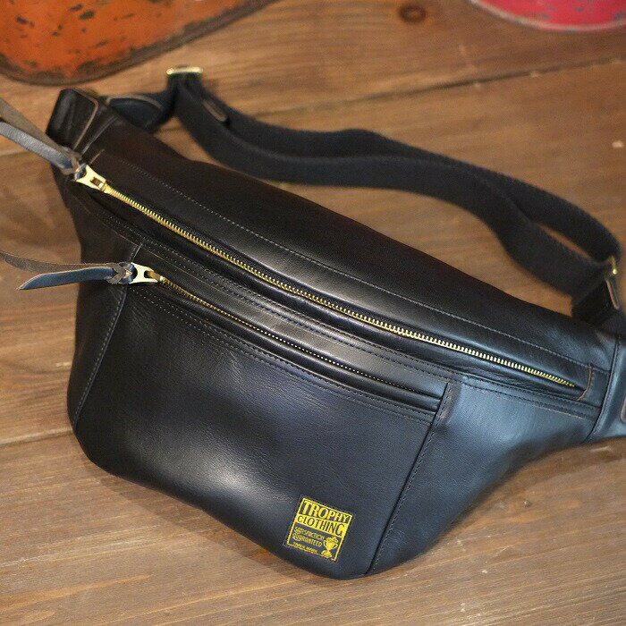 送料無料【smtb-tk】TROPHY CLOTHING(トロフィークロージング)【Horsehide Day Trip Bag】ホースハイドデイトリップバッグショルダーバッグ/ボディーバッグ/馬革