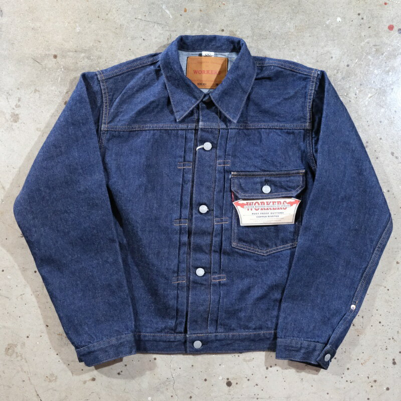 Rakuten - WORKERS ワーカーズ【Lot 806 XH】デニムジャケット Gジャン 1st TYPE 14.7oz 米綿100%