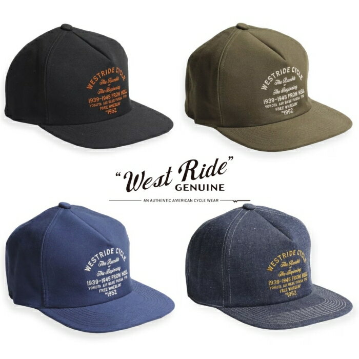 Rakuten - WESTRIDE ウエストライド【BB CAP26-2】≪THE BEGINNING≫ ベースボールキャップ 帽子 刺繍 日本製