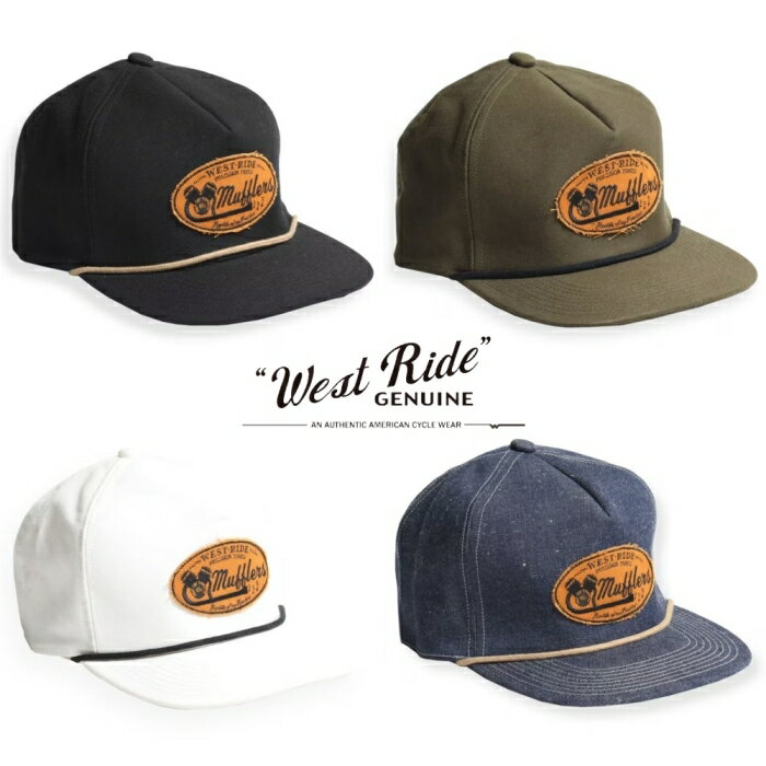 Rakuten - WESTRIDE ウエストライド【BB CAP26-3】≪MUFFLERS≫ ベースボールキャップ 帽子 ワッペン日本製