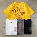 WESTRIDE ウエストライド【PT.TEE.24-01】プリントTシャツ ショートスリーブ 半袖 コットン100 WRオリジナルボディ 日本製