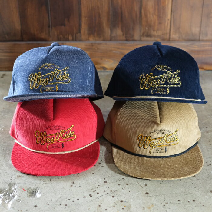 WESTRIDE ウエストライド【BB CAP】≪WR RATTLE SNAKE≫ベースボールキャップ ロープキャップ 刺繍 オリジナルボディ 日本製